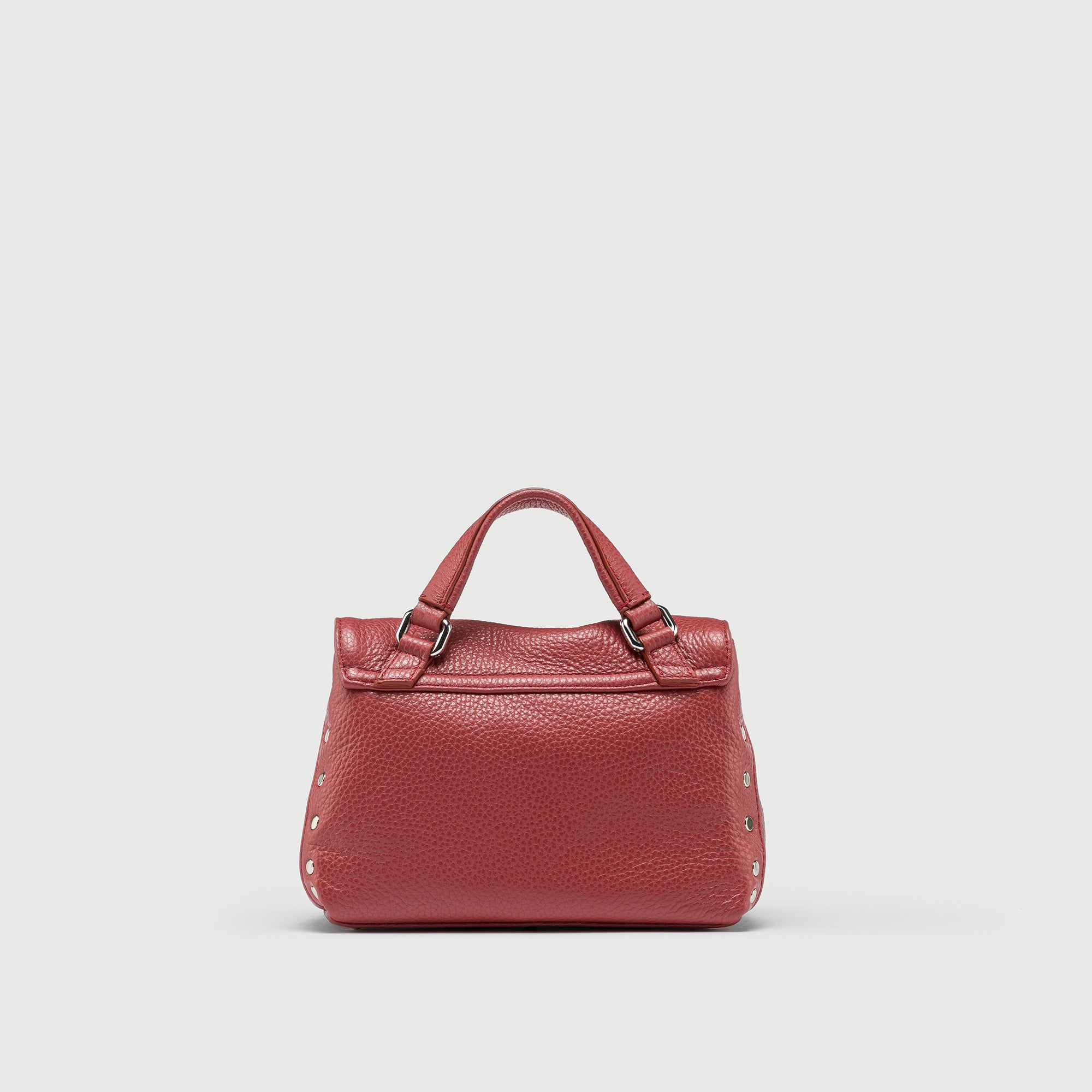 Zanellato Postina® Baby in Red Radicchio di Treviso borsa in pelle martellata
