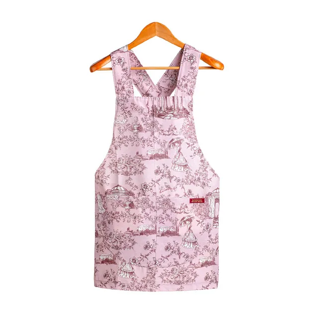 Borseggi Grembiuli Grembiule cucina & giardino Toile de Jouy rosa