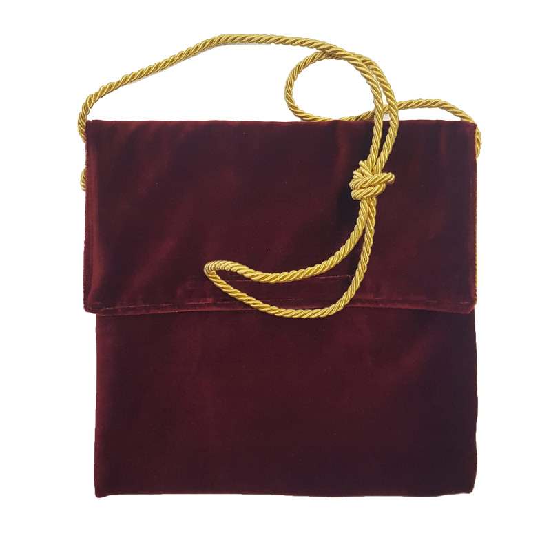 Borseggi Tibetane Postina 25×25 borsa a tracolla in velluto