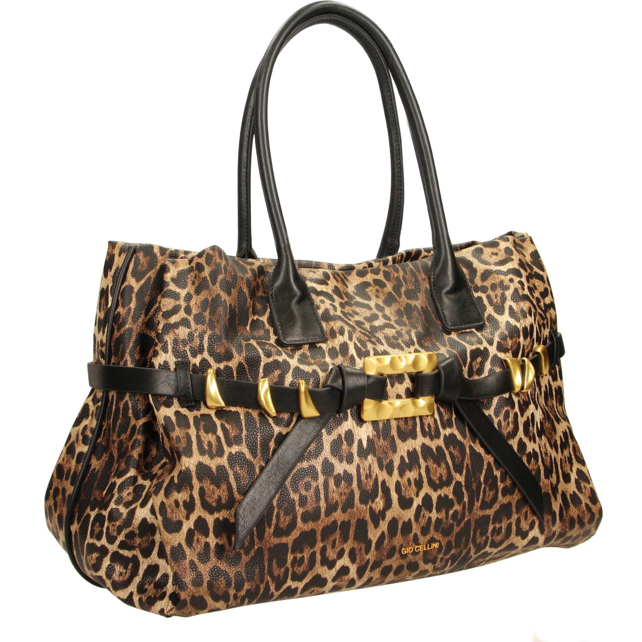 Gio Cellini BORSE Maxi Bag borsa Nero in ecopelle liscia