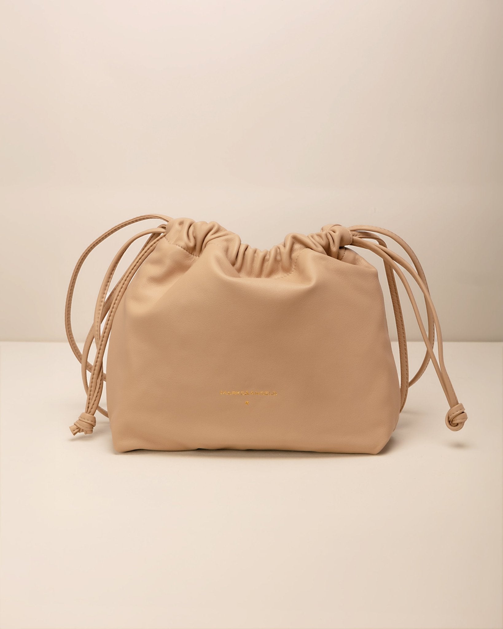 Marks&Angels Mini Sabri New borsa a spalla Cappuccino in pelle