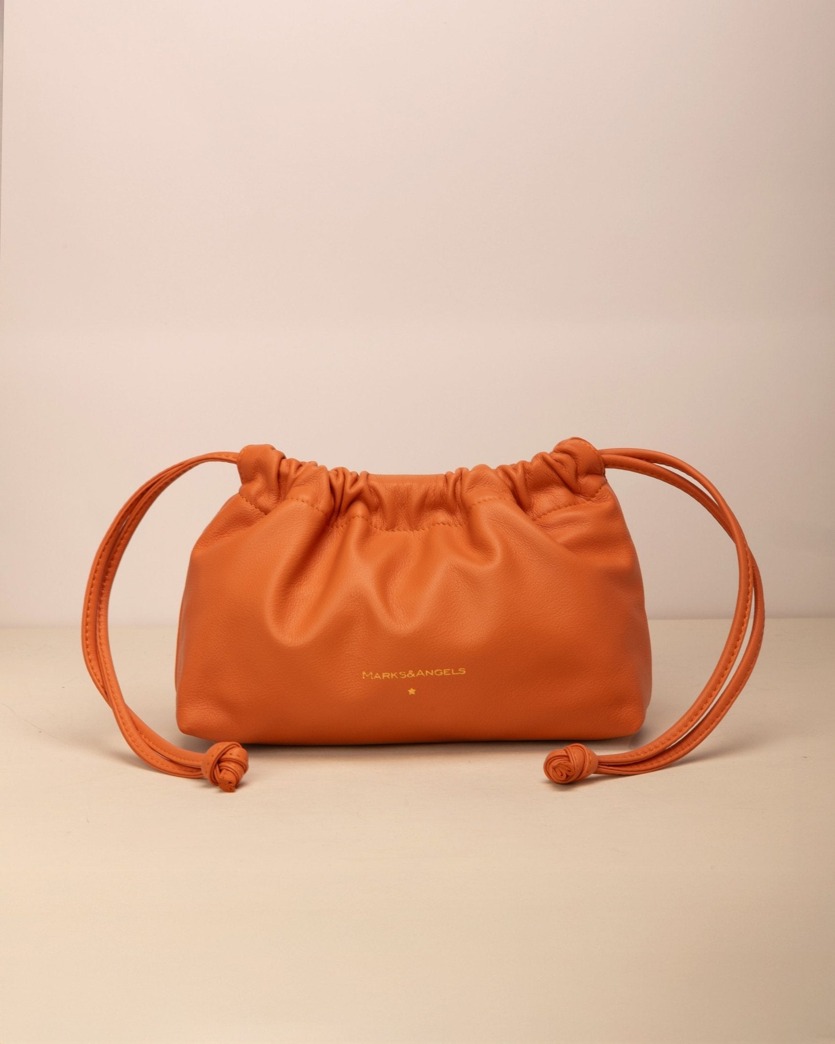 Marks&Angels Pochette Mini Cri New pochette arancio in pelle