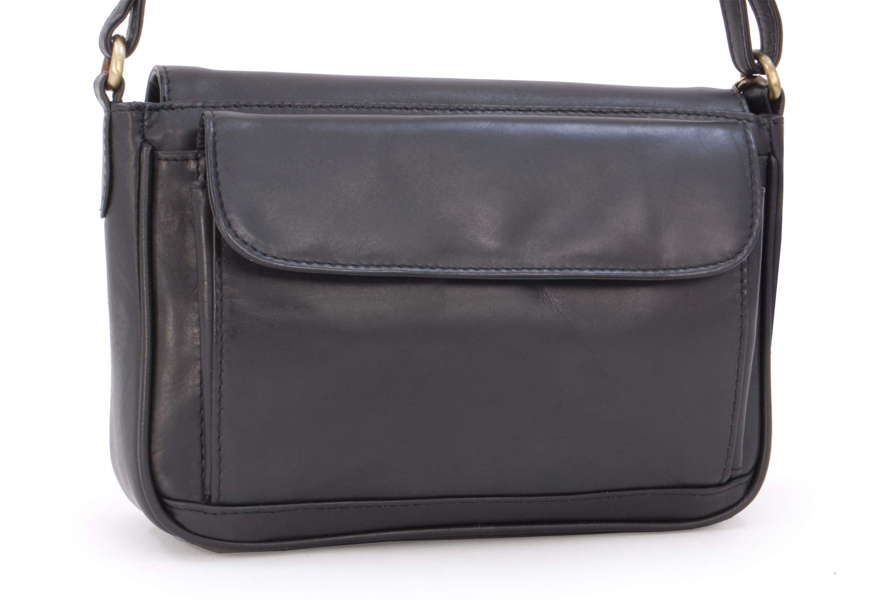 Gigi Othello Collection 14578 borsa a tracolla piccola nera in pelle