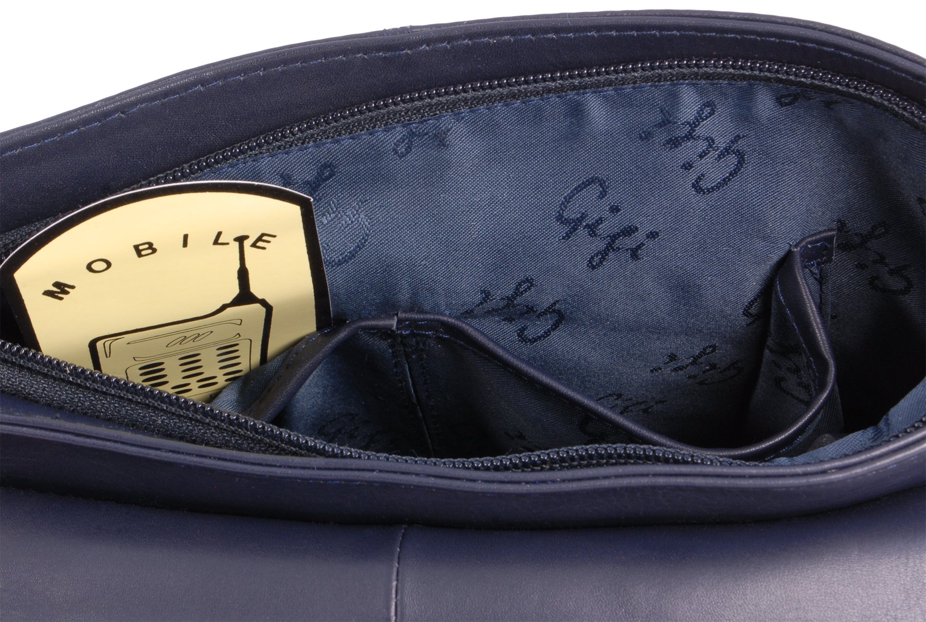 Gigi Othello Collection 8755T borsa a sella in pelle con tracolla regolabile