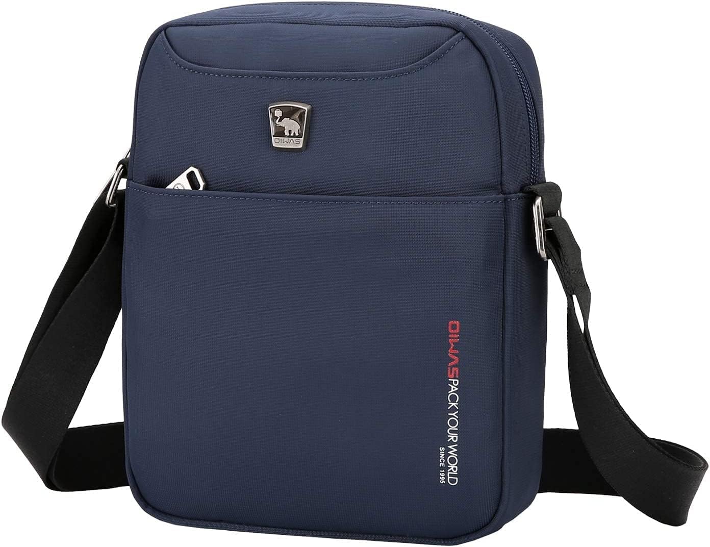 OIWAS Sling Bags borsello blu scuro con tracolla regolabile