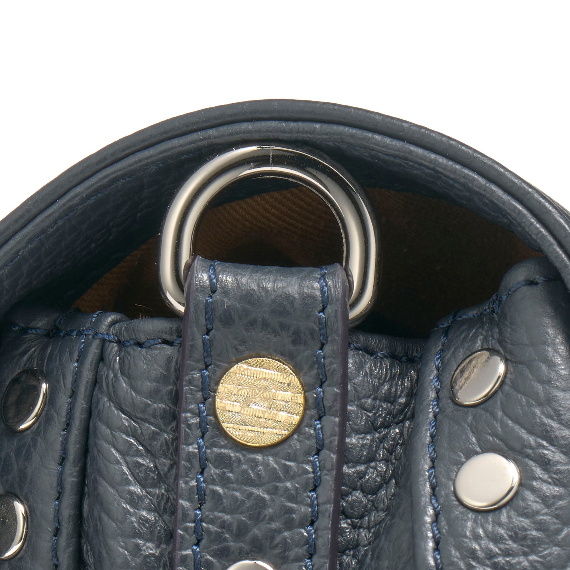 Zanellato Postina® BABY borsa Dark Navy in pelle martellata