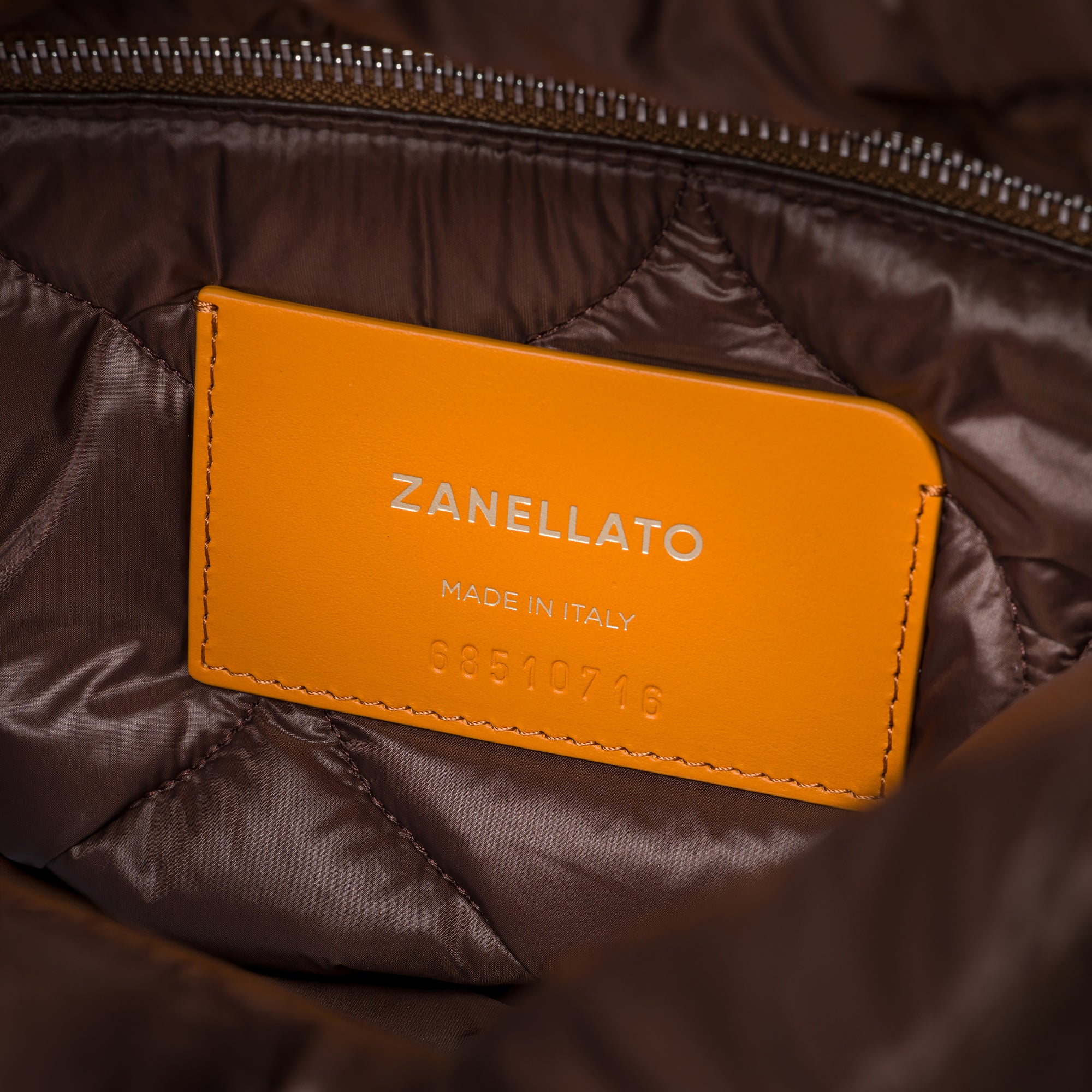 Zanellato A' Spasso® M borsa tote Brown Perugia in nylon