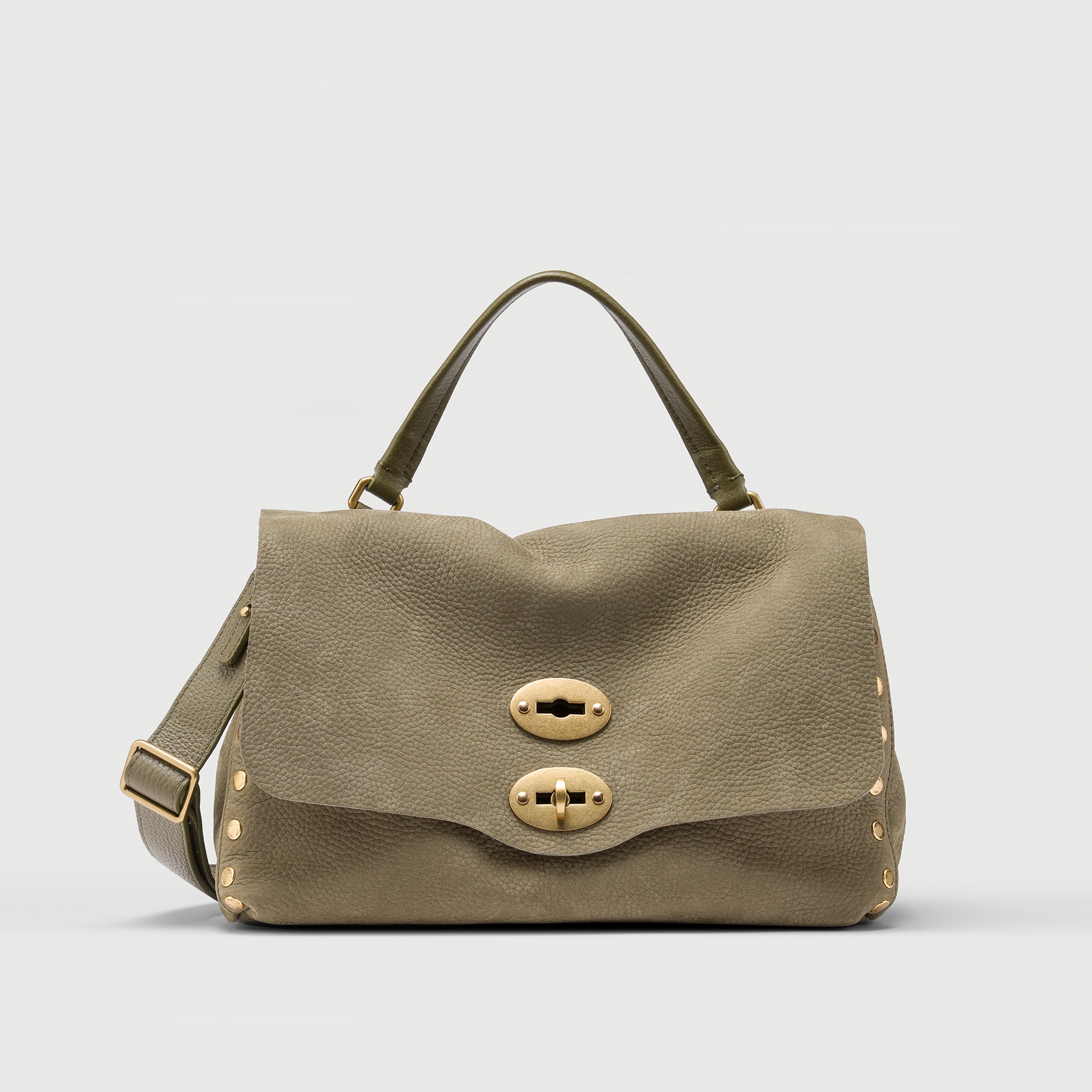 Zanellato Postina® S borsa verde Altopiano di Asiago in nabuk