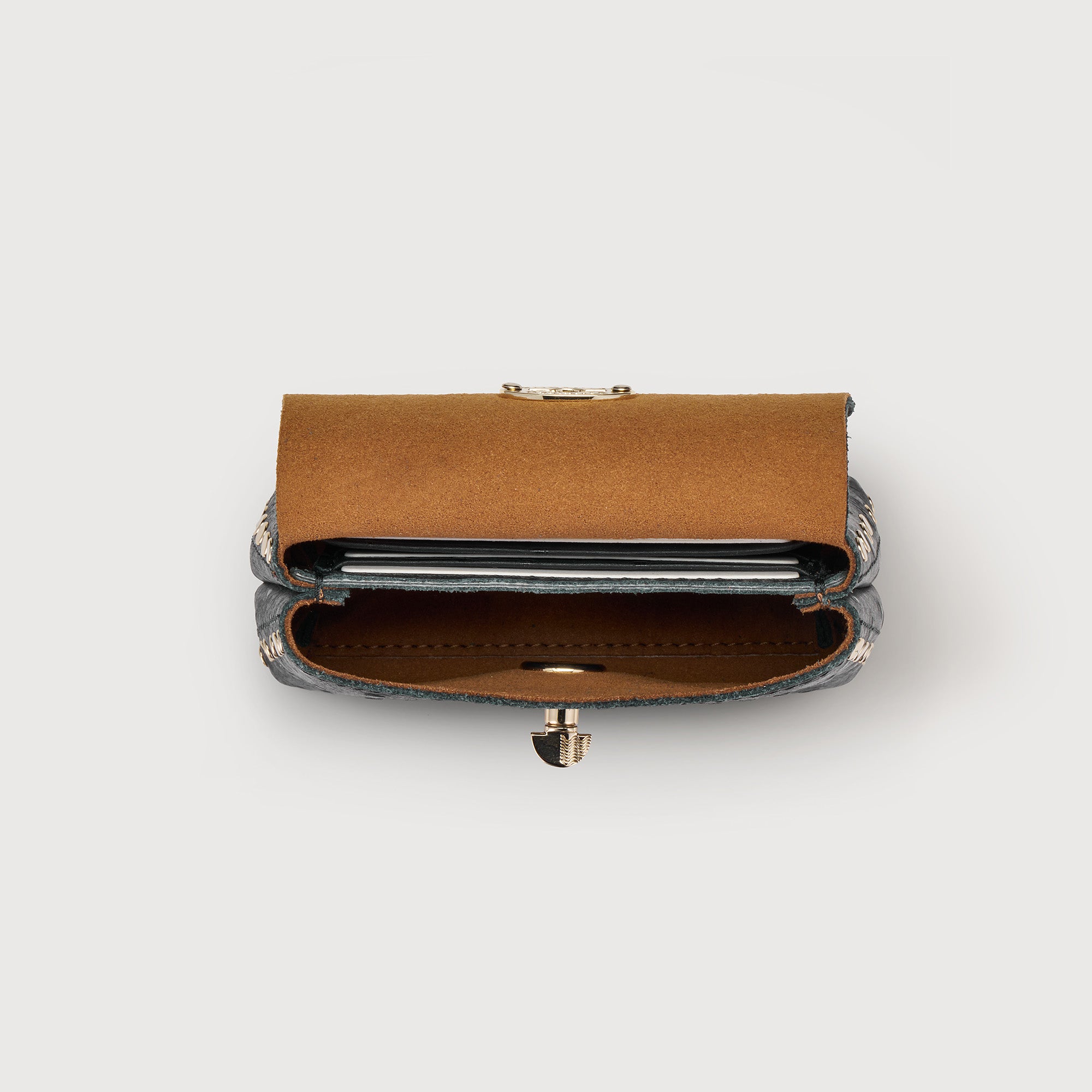 Zanellato Postina® Wallet MINI portafoglio Black Crater in pelle stampata