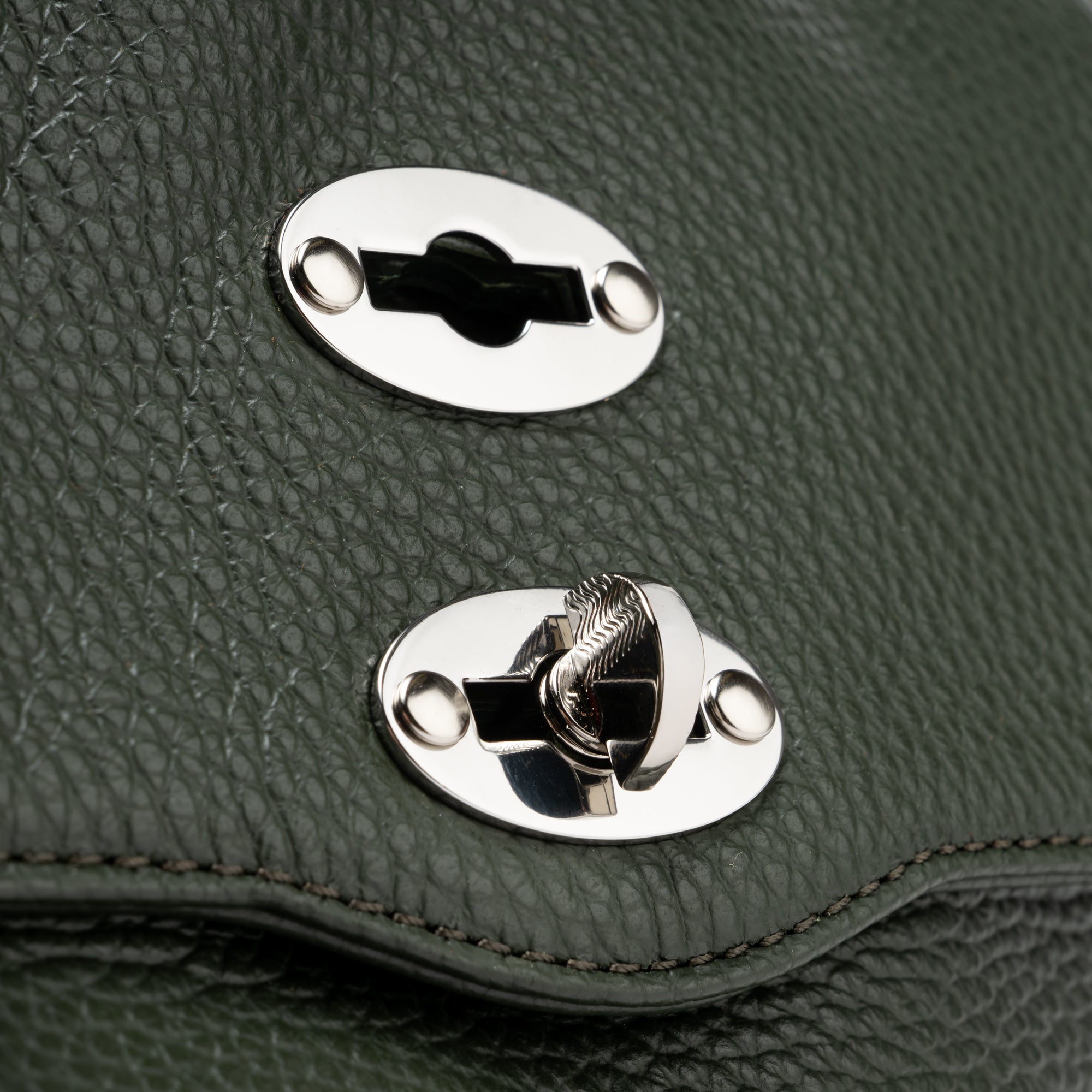 Zanellato Postina® Baby borsa a mano verde martellata