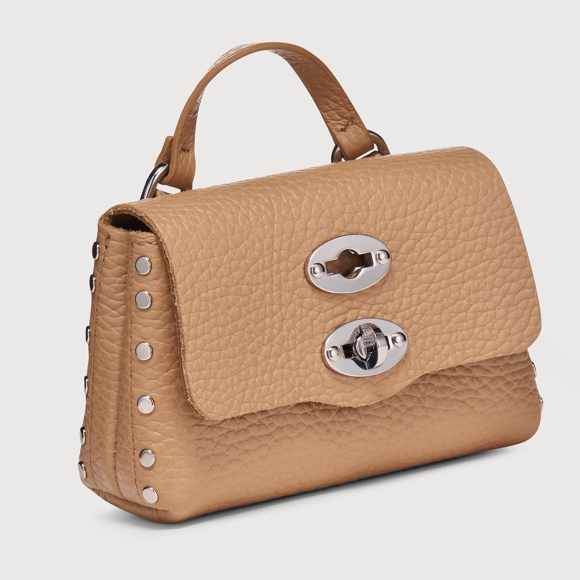 Zanellato Postina® Wallet portafoglio mini in pelle martellata