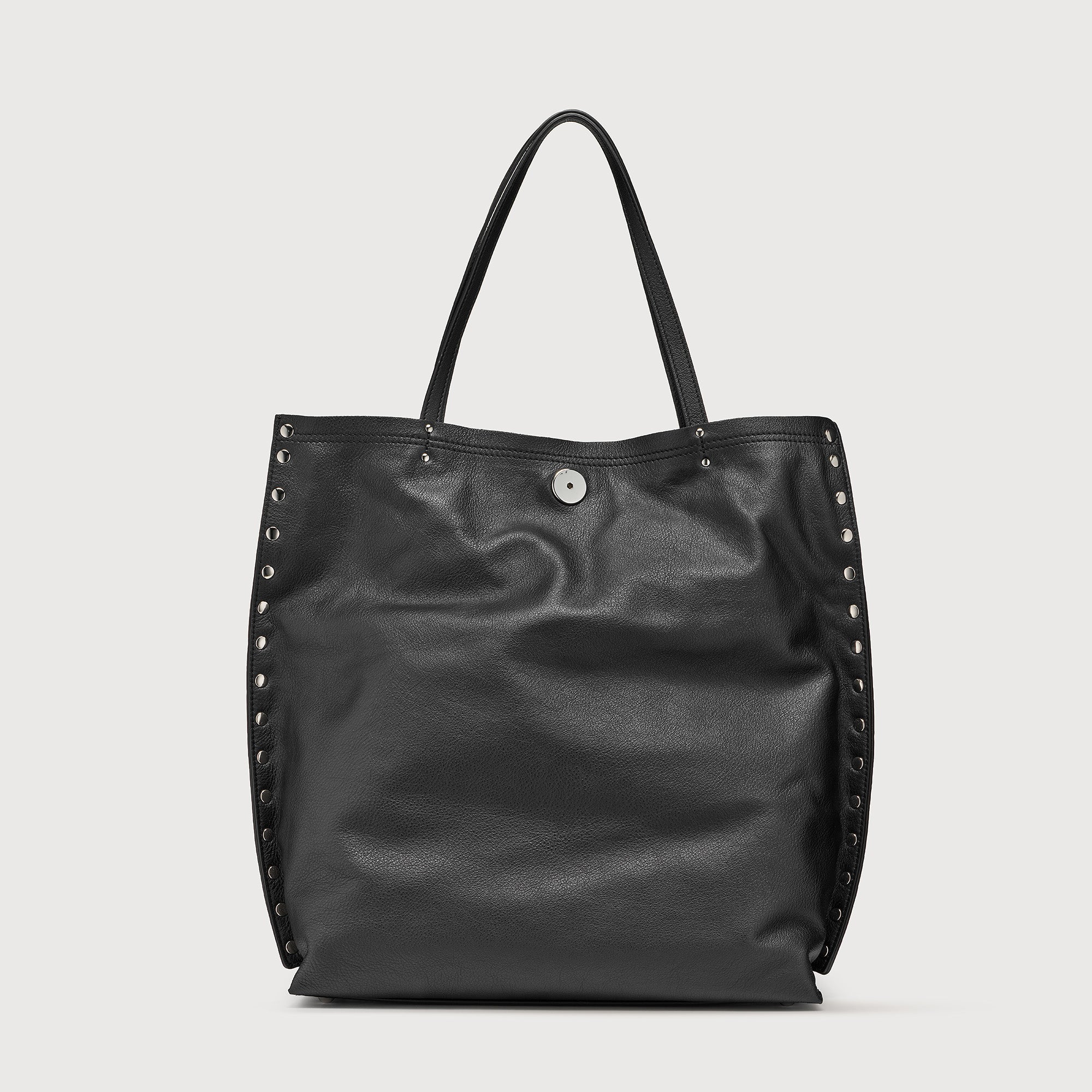 Zanellato A' Spasso® M borsa nera pelle liscia trasformabile