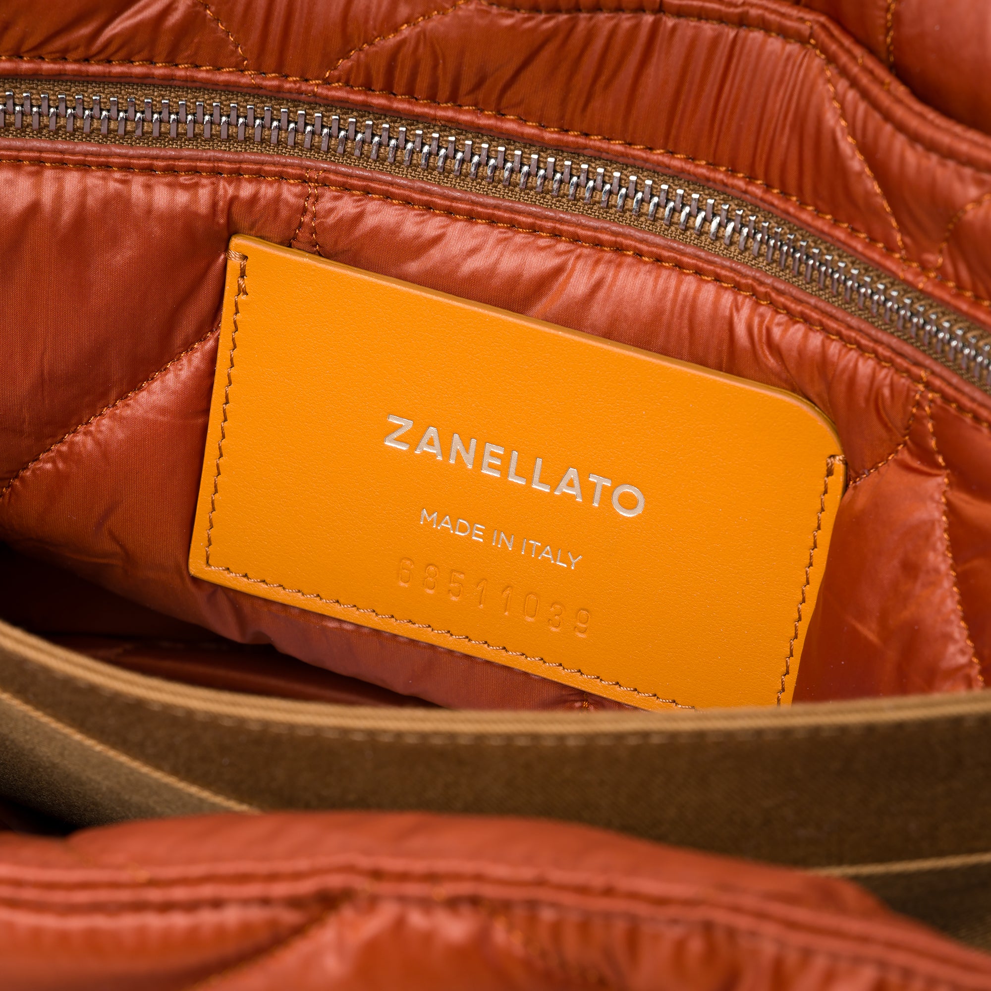 Zanellato Postina® S borsa marrone San Marzano in tessuto tecnico