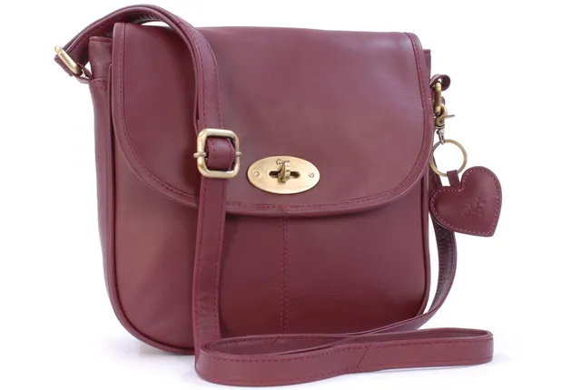 Gigi Othello Collection 8755T borsa a sella in pelle con tracolla regolabile