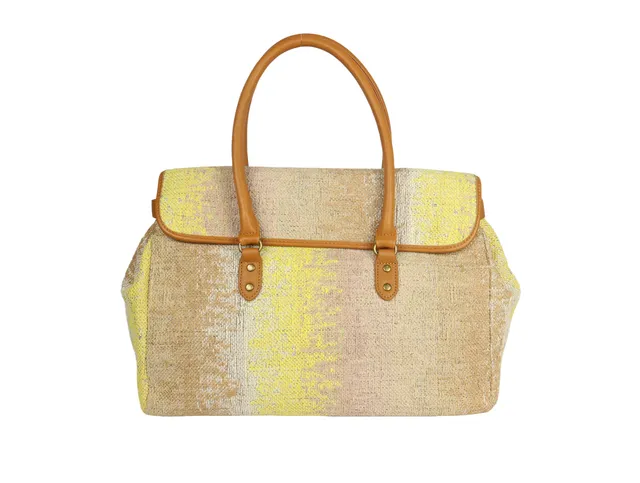 Crazy Lou Sac en coton 7320 borsa in cotone spesso e pelle