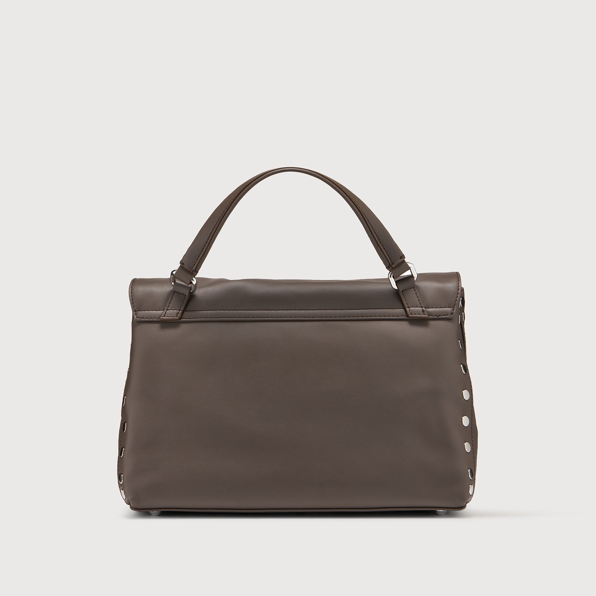 Zanellato Postina® S borsa Brown Gianduiotto in pelle liscia