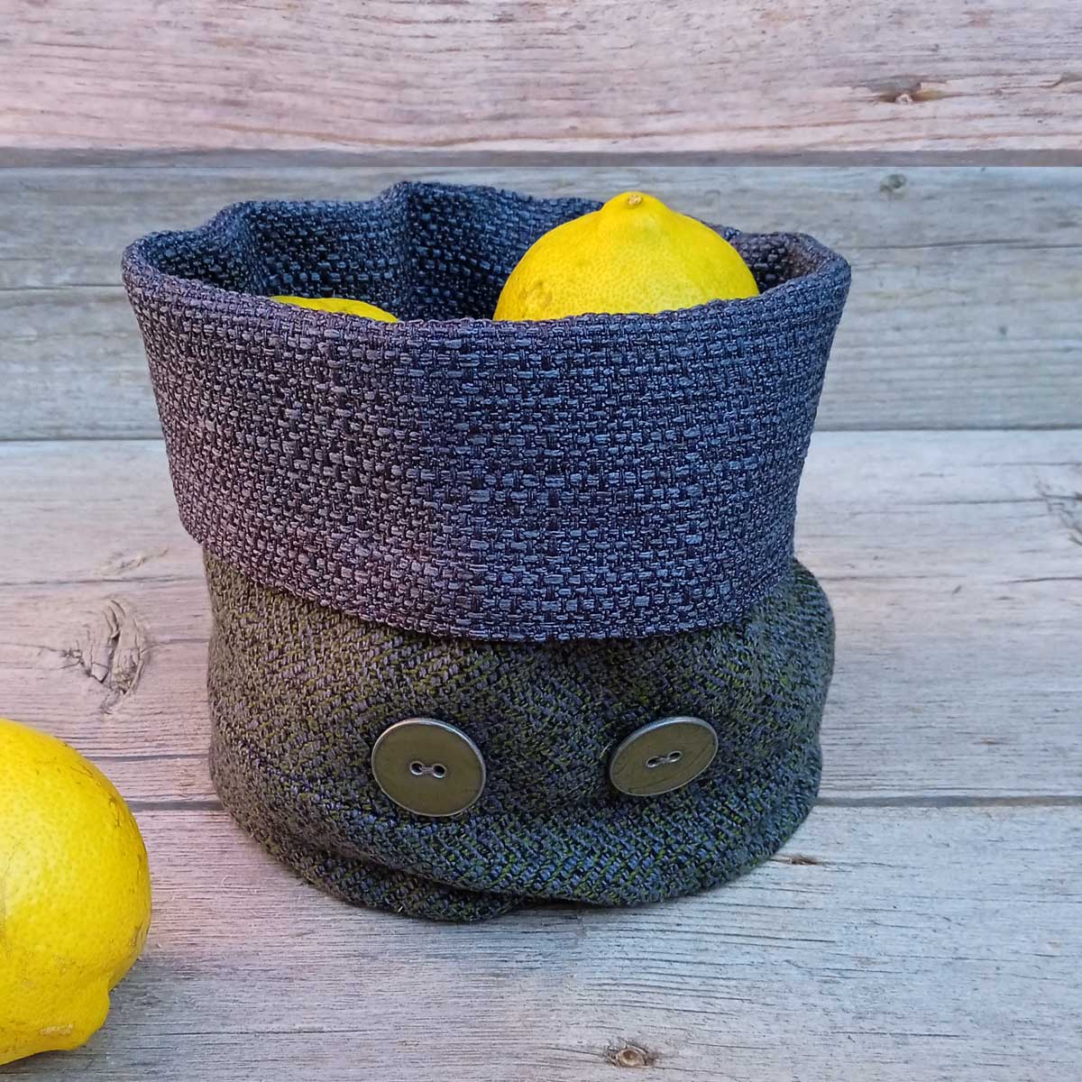Ricicli Design Accessori Cestino Portatutto n°01 cestino double face Ø 15 cm