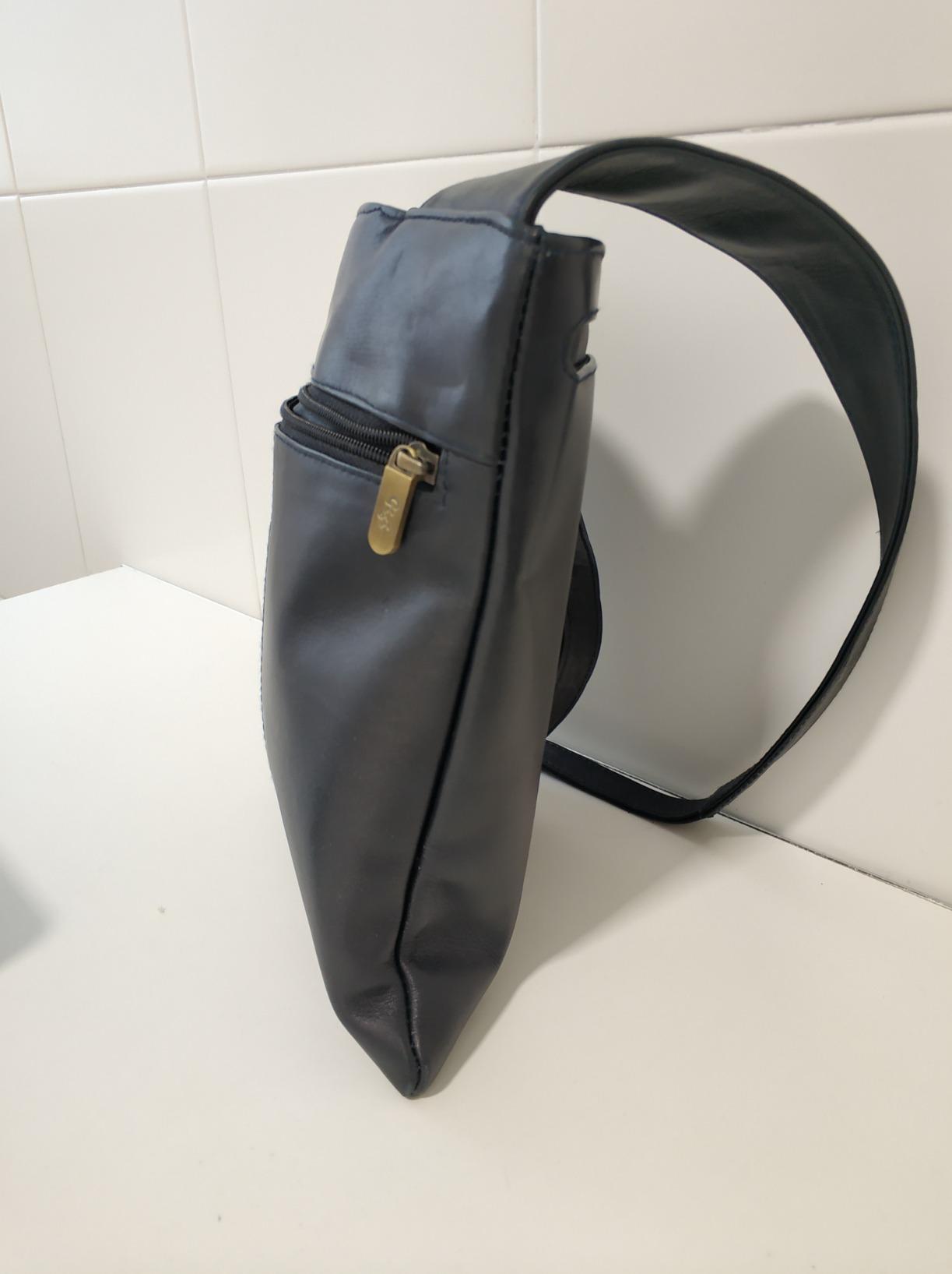 Gigi Othello Collection 2057 borsa a tracolla nera in pelle