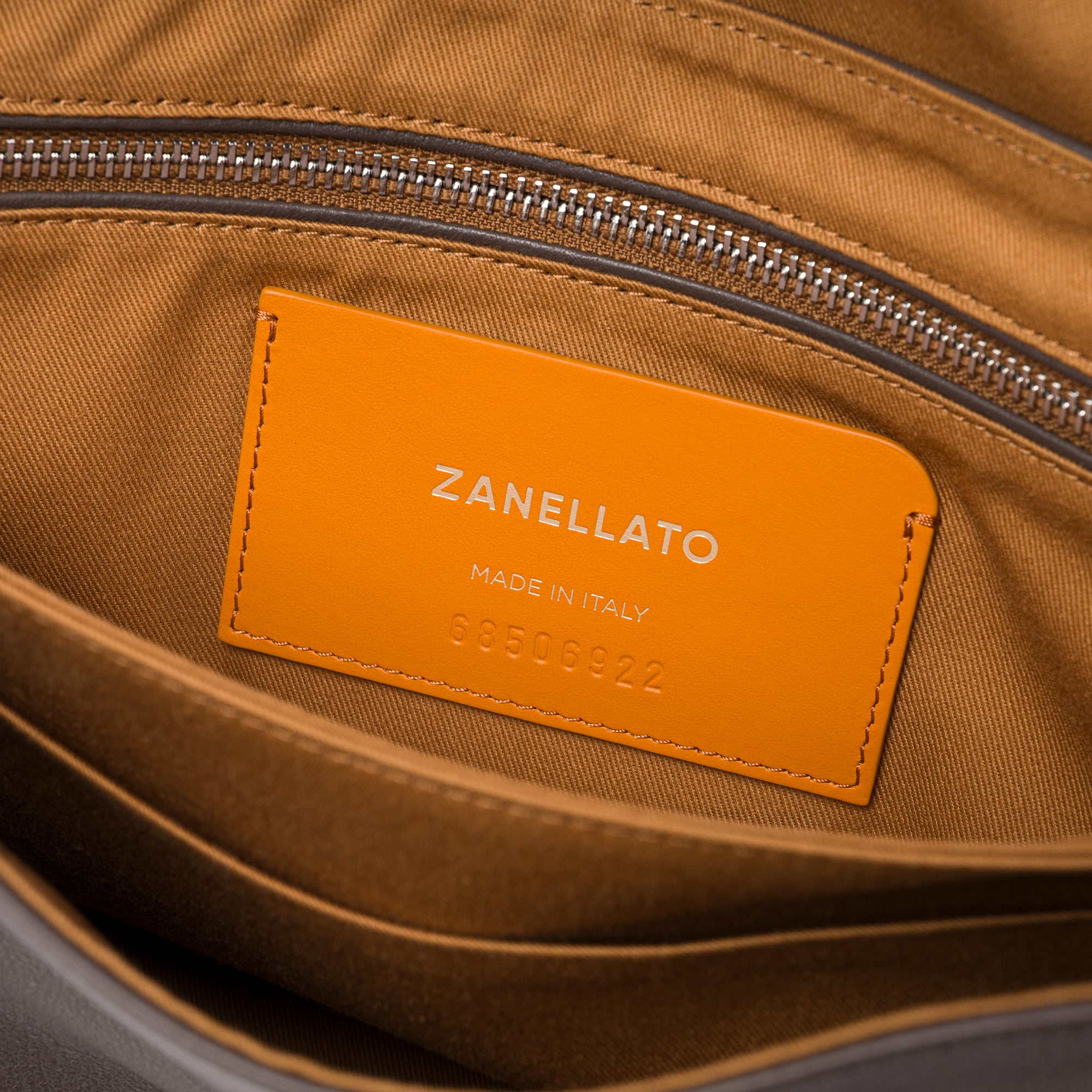 Zanellato Postina® S borsa marrone in pelle liscia