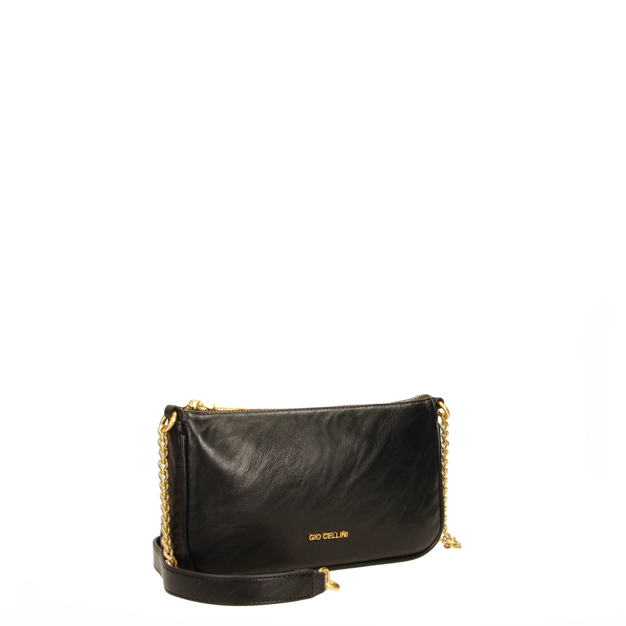 Gio Cellini BORSE Pochette pochette nera effetto vintage