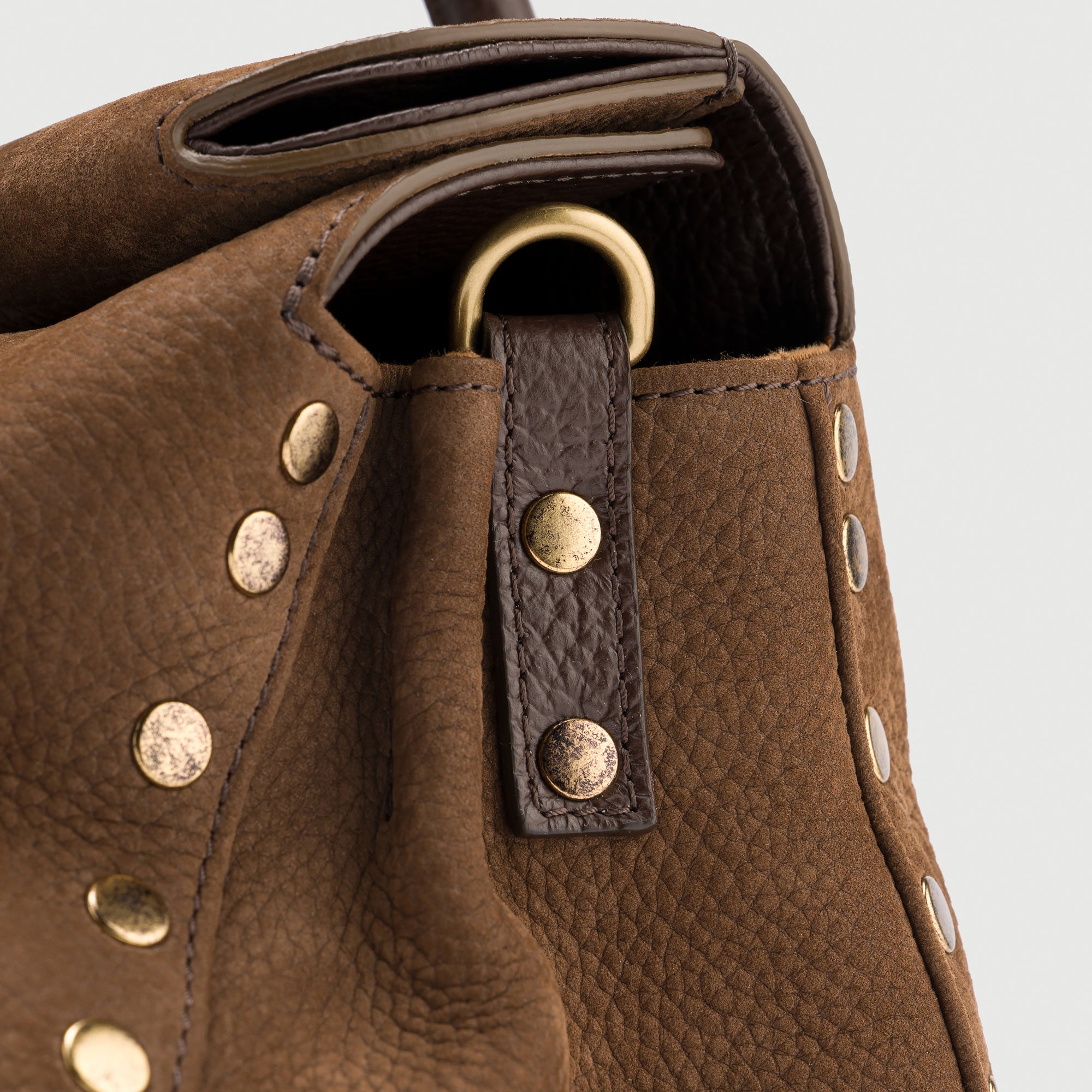 Zanellato Dotta® borsa S marrone in nabuk