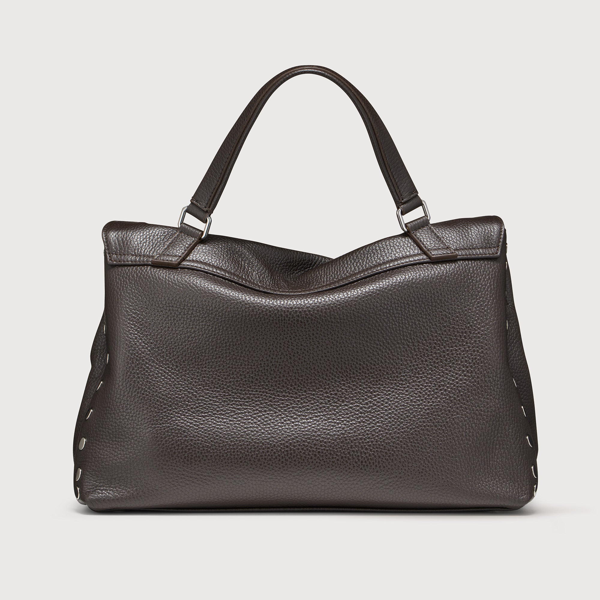 Zanellato Postina® M borsa marrone pelle martellata