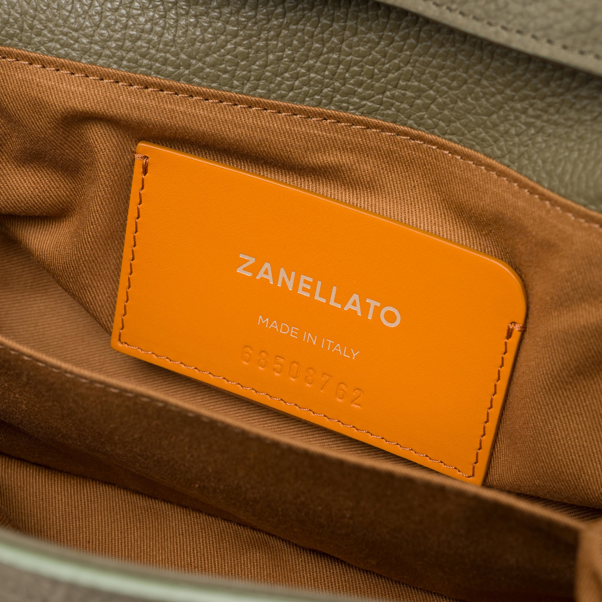 Zanellato Dotta® Baby borsa verde in nabuk