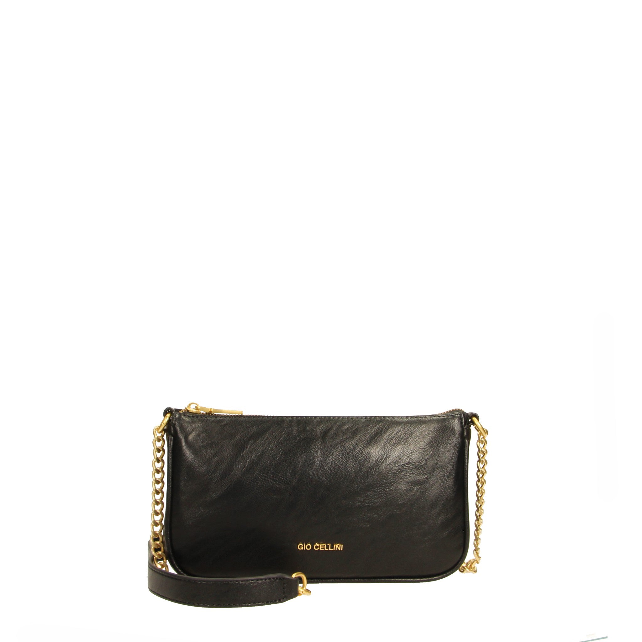 Gio Cellini BORSE Pochette pochette nera effetto vintage