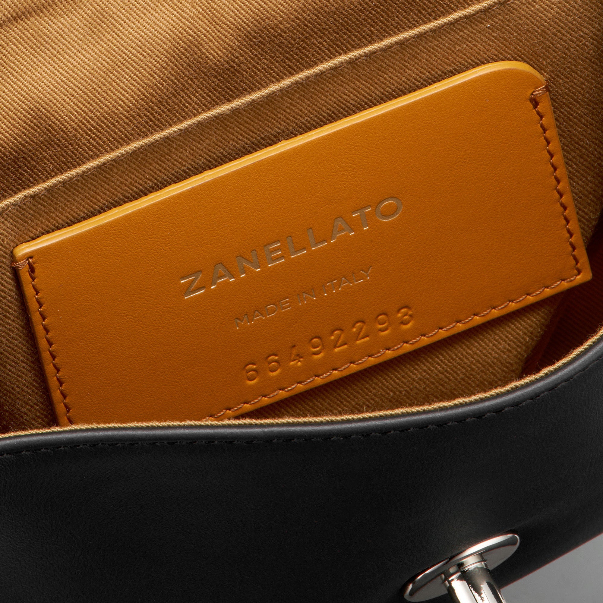 Zanellato Postina® BABY borsa nera pelle liscia