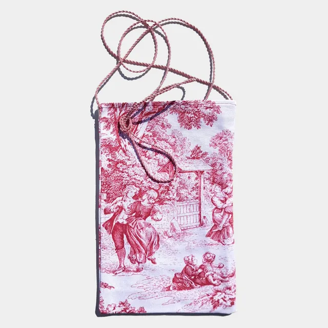 Borseggi Tibetane – le tracolla Tibetana Preziosa – Toile de Jouy borsa a tracolla