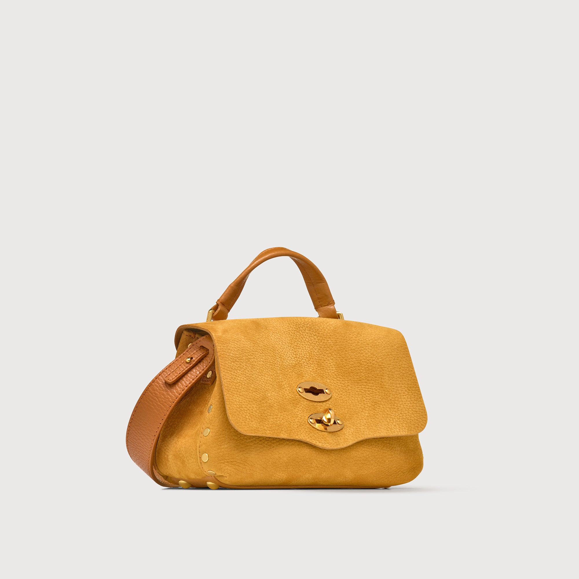 Zanellato Postina® Baby borsa marrone Brandy in nabuk