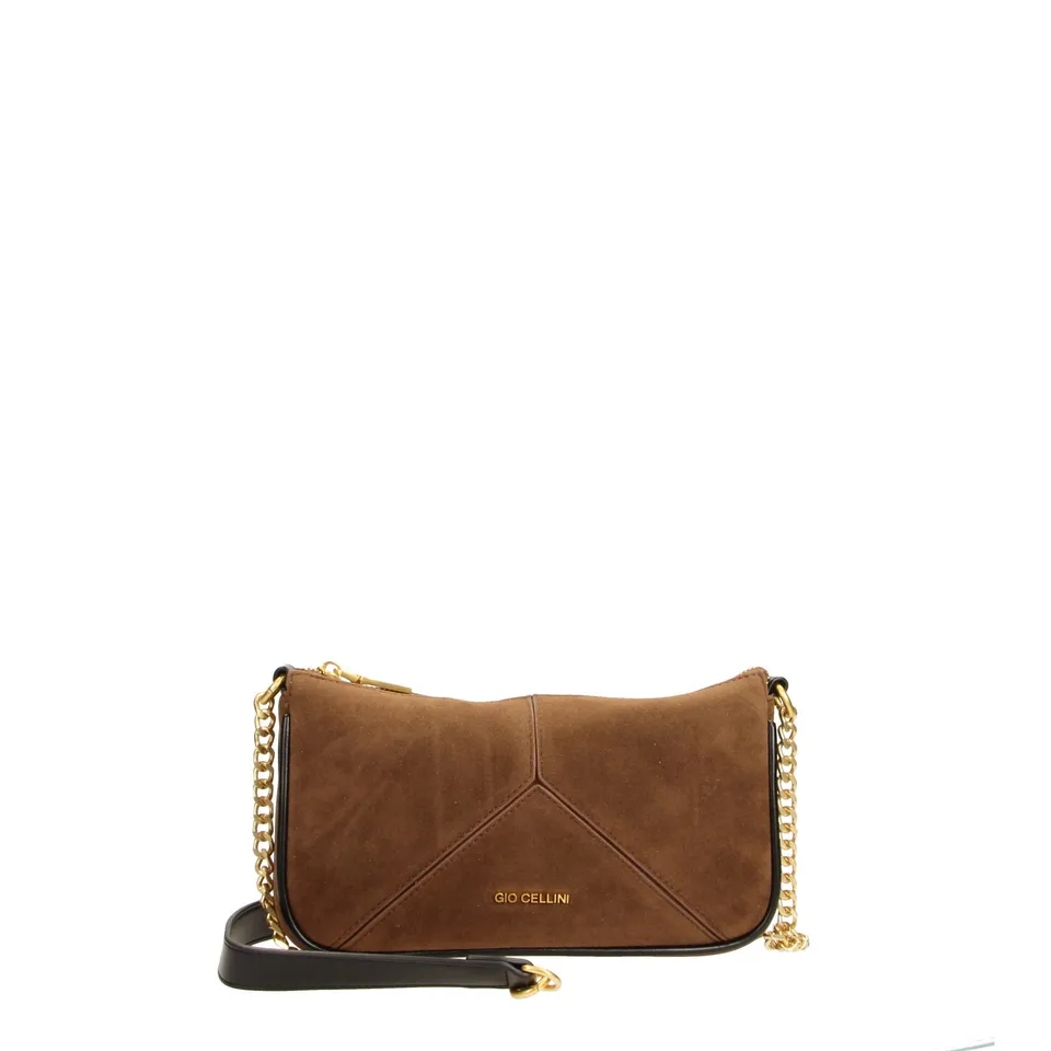 Gio Cellini BORSE Pochette pochette marrone in eco-camoscio
