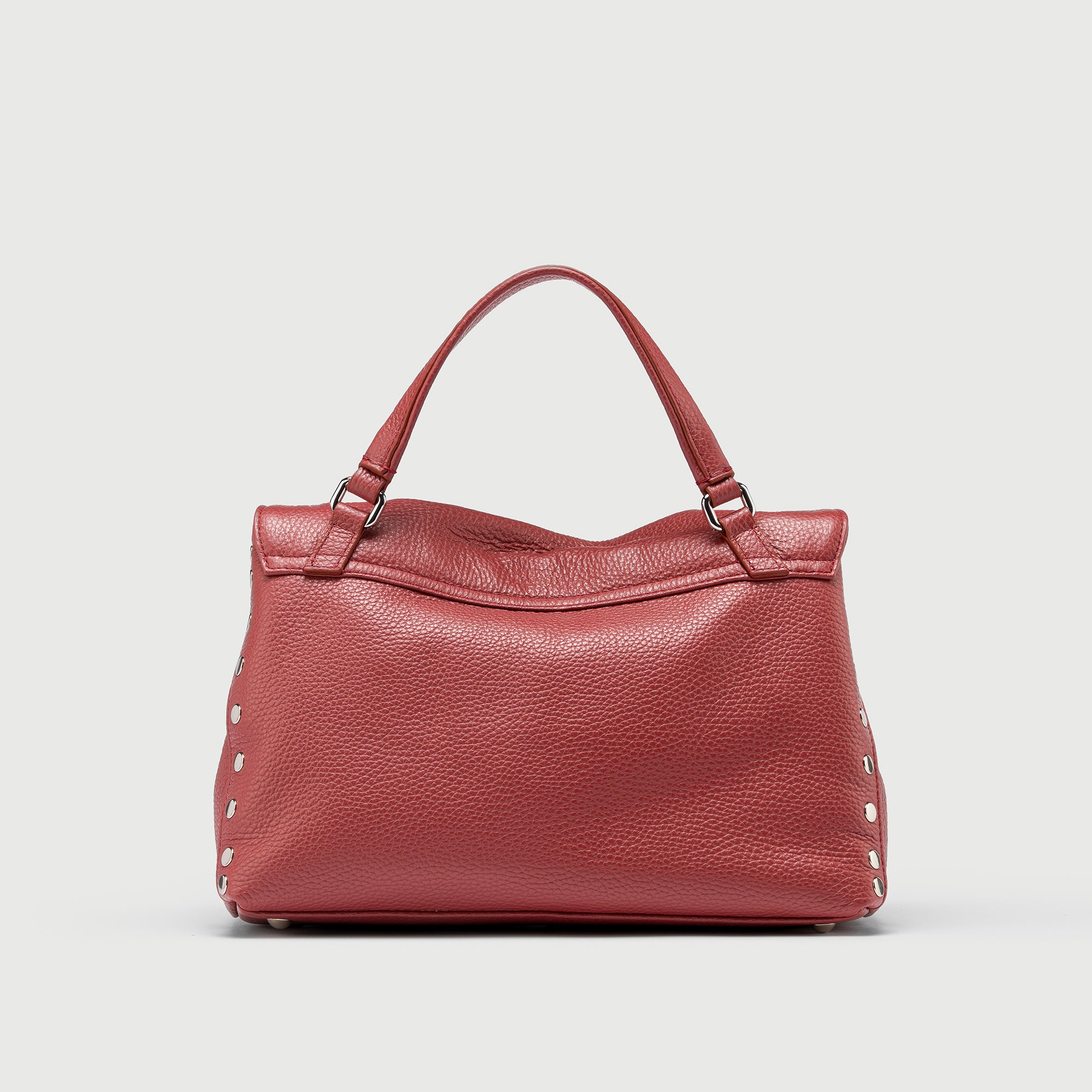 Zanellato Postina® S borsa rossa Radicchio di Treviso in pelle martellata