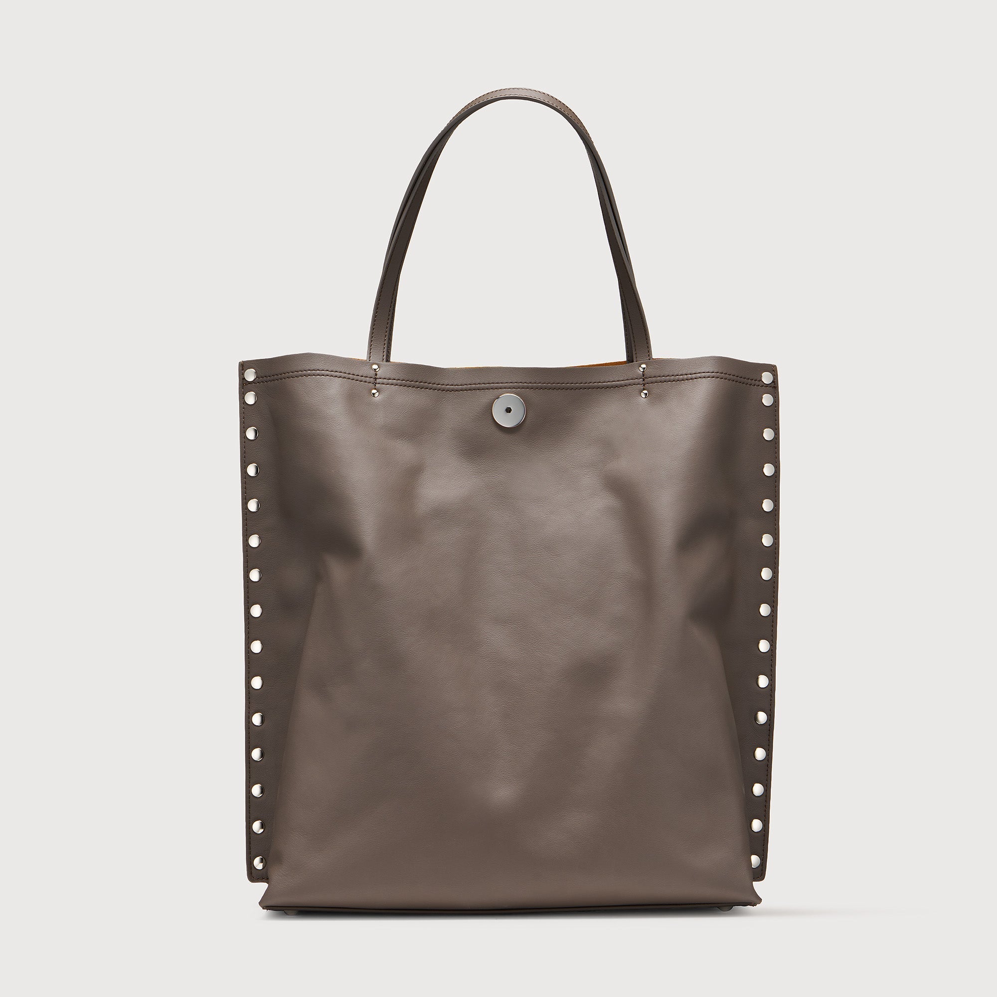 Zanellato A' Spasso® M borsa tote marrone pelle liscia