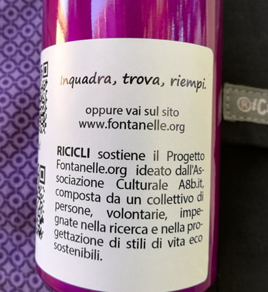 Ricicli Design Borse Borsa zaino Greta n°24 gialla convertibile