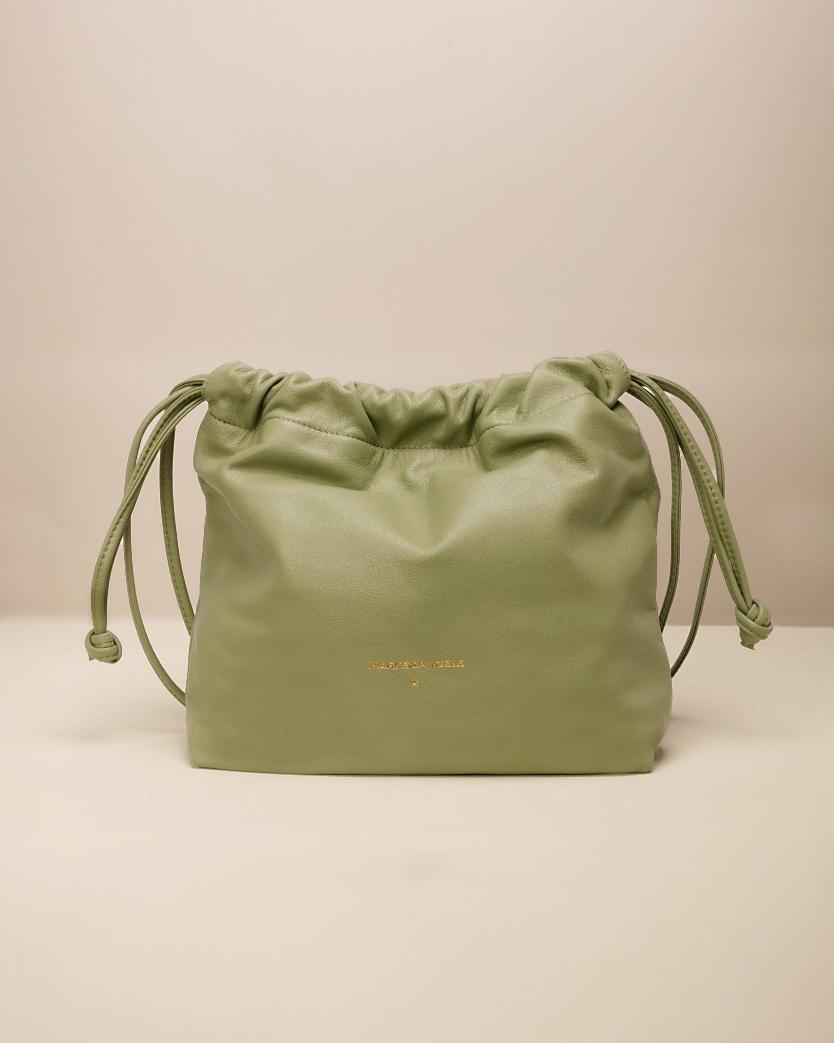 Marks&Angels Mini Sabri New borsa a spalla Olive in pelle