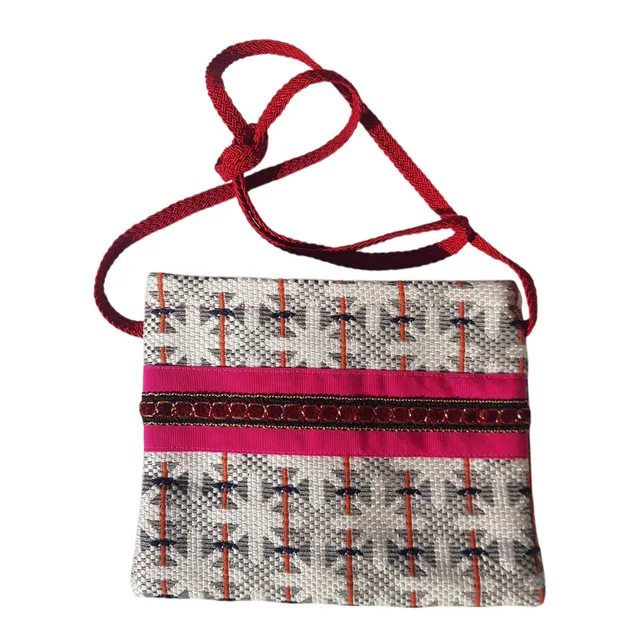 Borseggi Tibetane – le tracolla Tibetana Preziosa Design 04 borsina