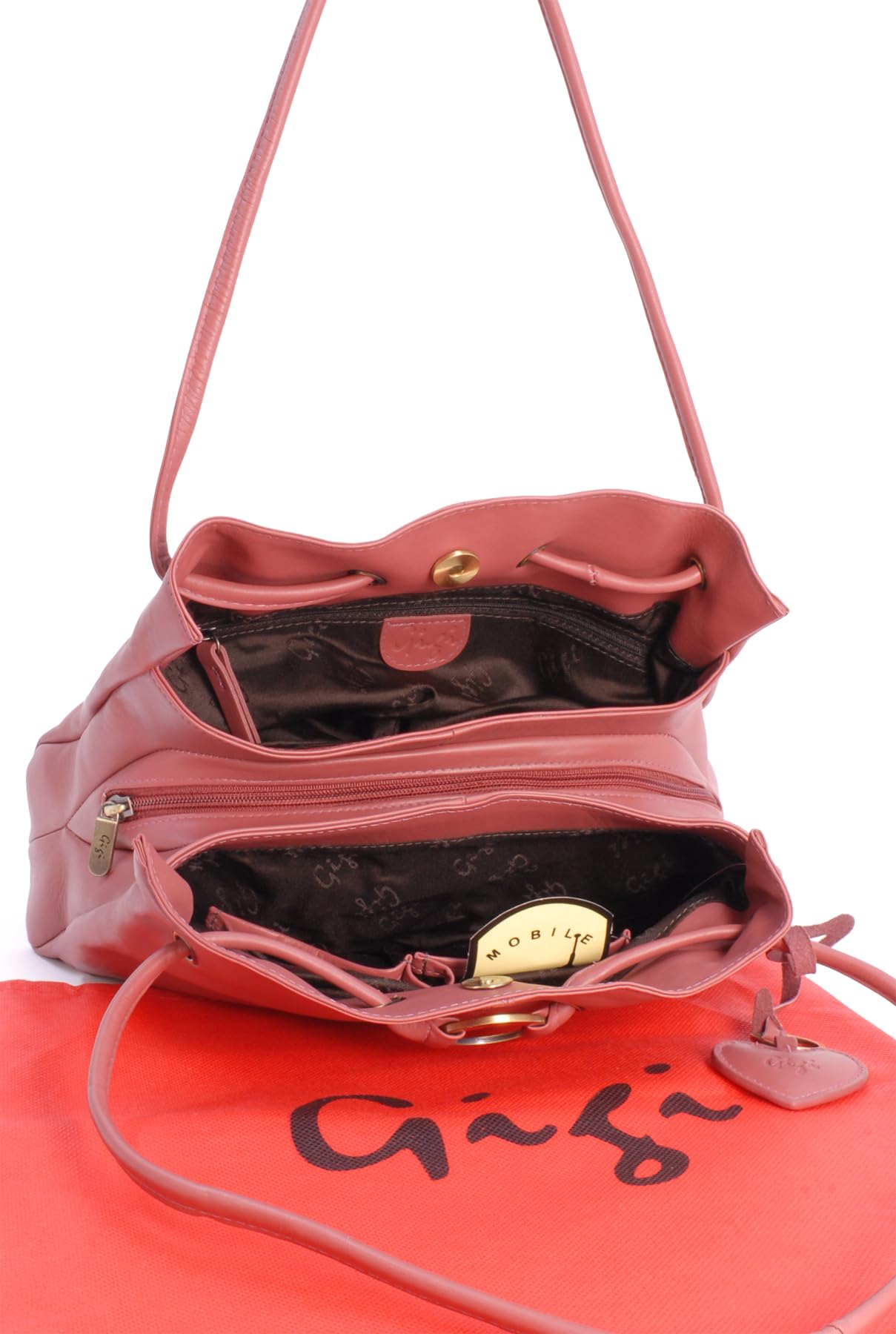 Gigi Othello Collection 4323 tote media pelle multitasche