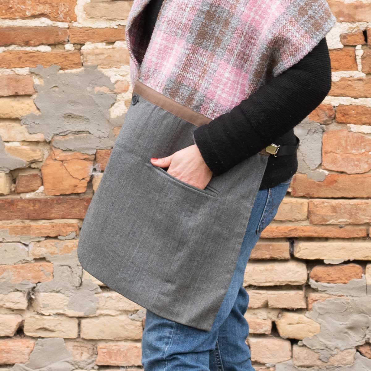 Ricicli Design Accessori Stola Jacket n°02 stola tartan con tasche