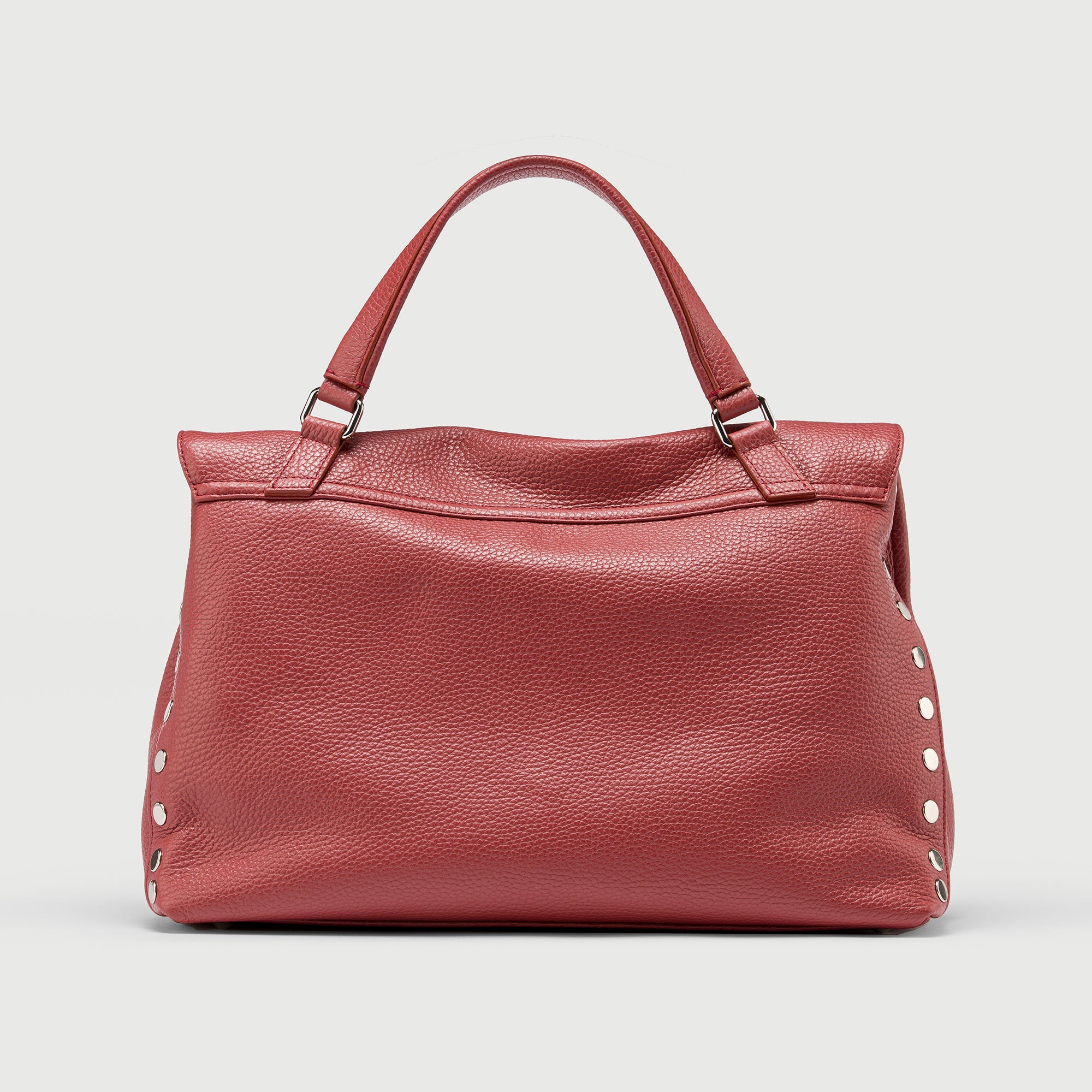 Zanellato Postina® M borsa rossa Radicchio di Treviso in pelle martellata