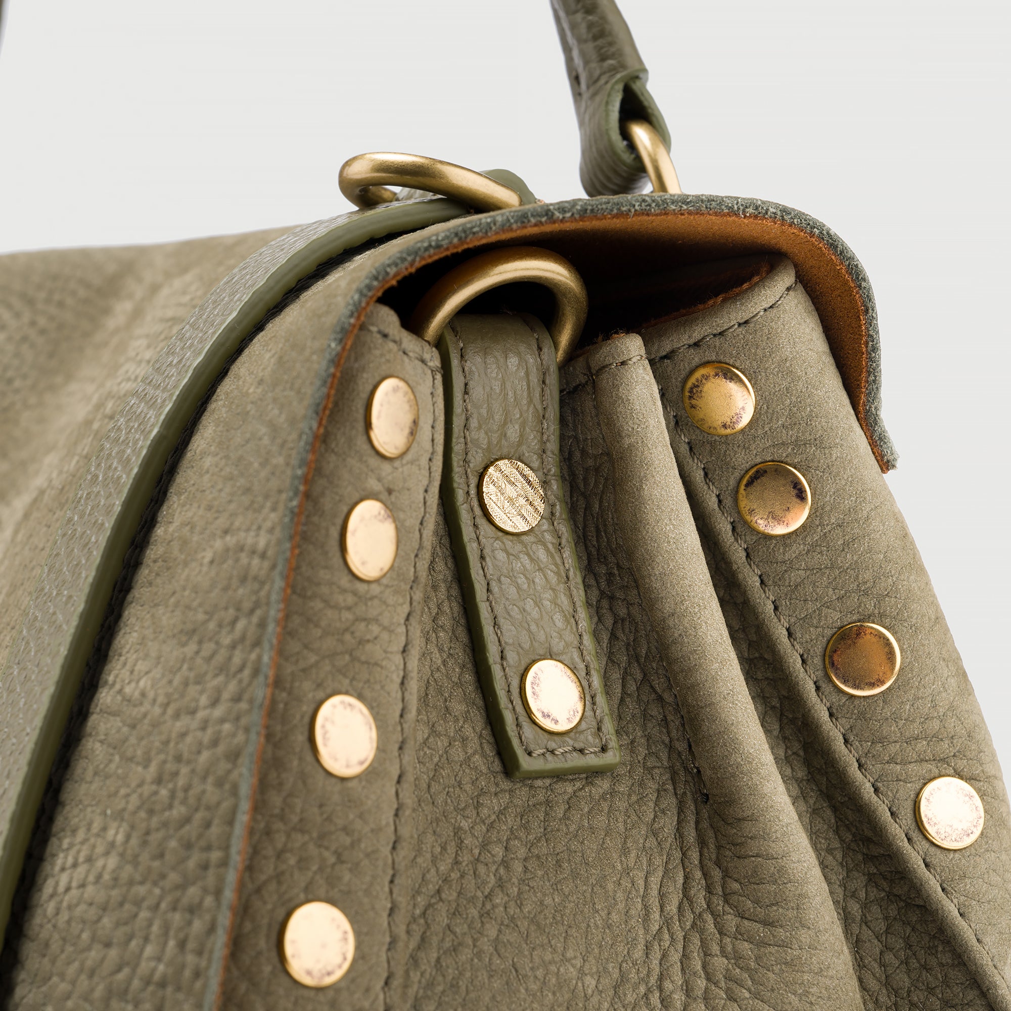 Zanellato Postina® S borsa a mano verde nabuk