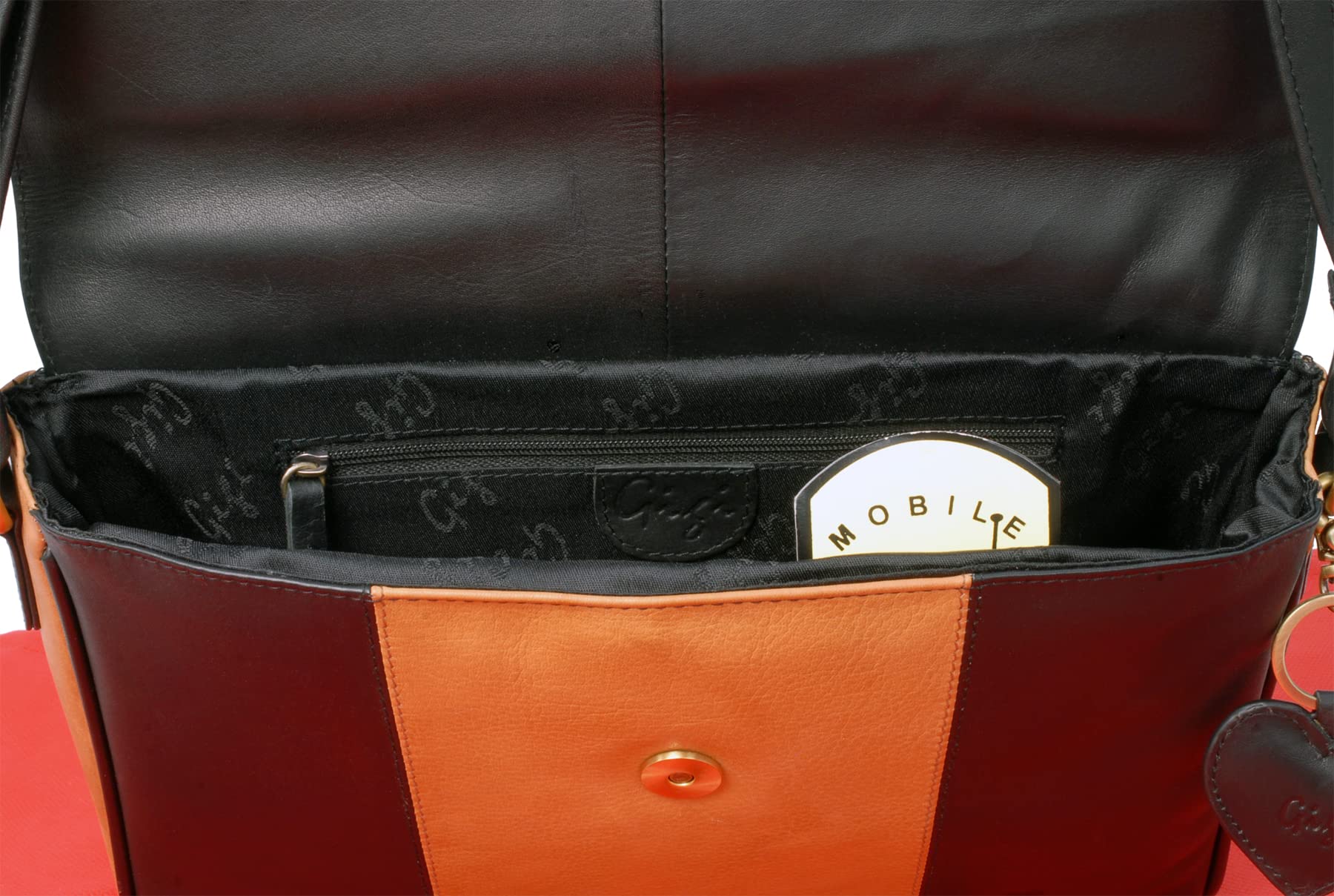 Gigi Othello Collection 6816 borsa a tracolla miele in pelle