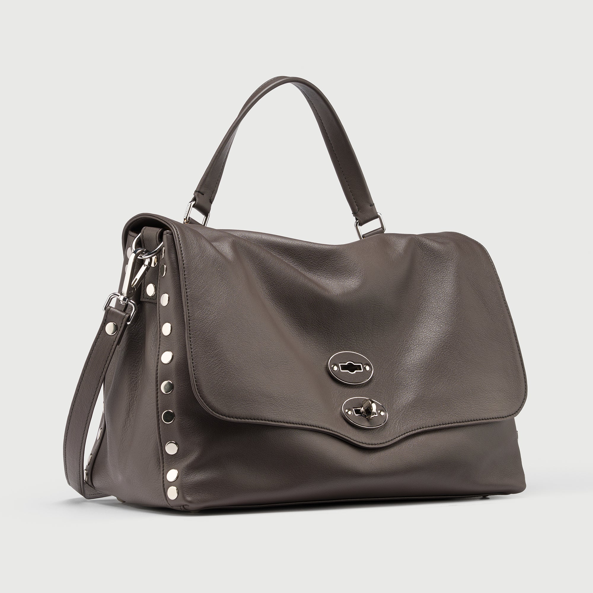 Zanellato Postina® M borsa marrone Marengo pelle liscia