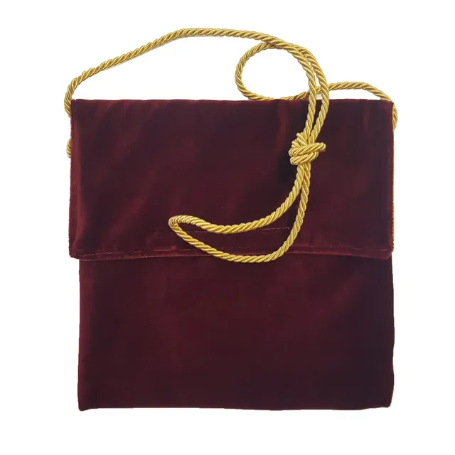 Borseggi Tibetane Postina 25×25 borsa a tracolla in velluto