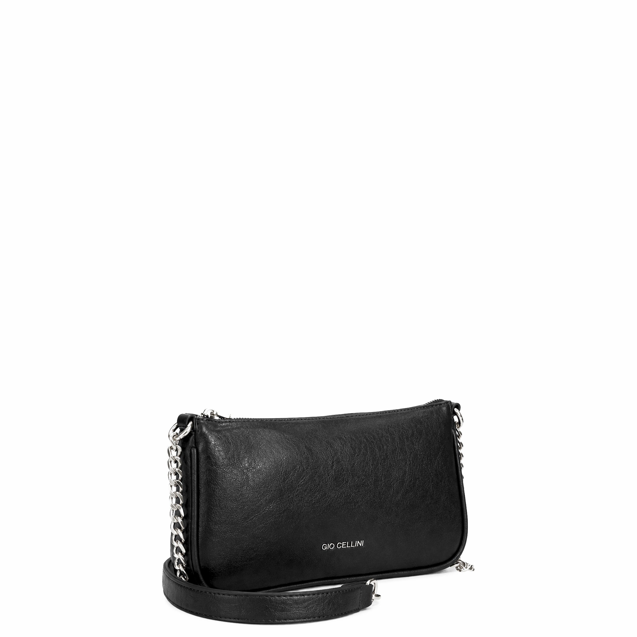 Gio Cellini BORSE pochette Nero, Maculato, Bordeaux con tracolla a catena