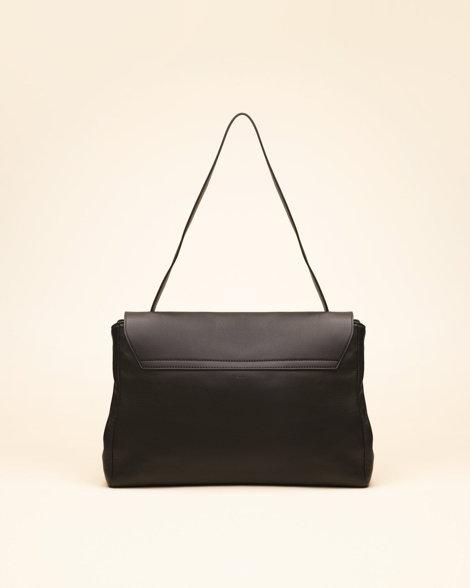 Marks&Angels Borse a Spalla Niki Nero borsa a spalla capiente in pelle liscia