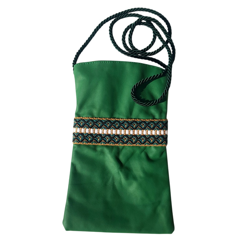 Borseggi Tibetane – le tracolla Tibetana in pelle borsa a tracolla 17,5×24