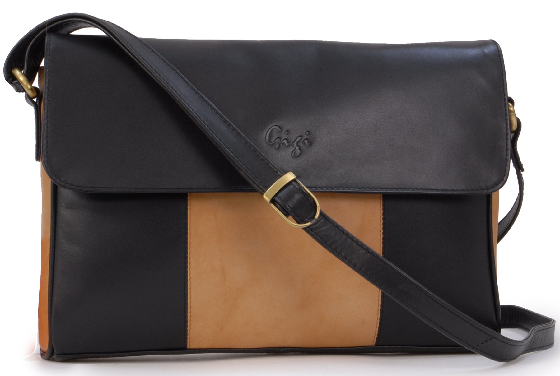 Gigi Othello Collection 6816 borsa a tracolla miele in pelle