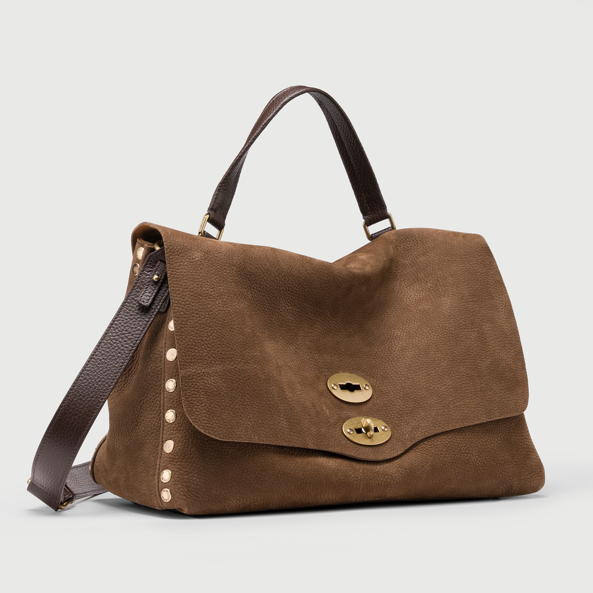 Zanellato Postina® borsa M marrone in nabuk