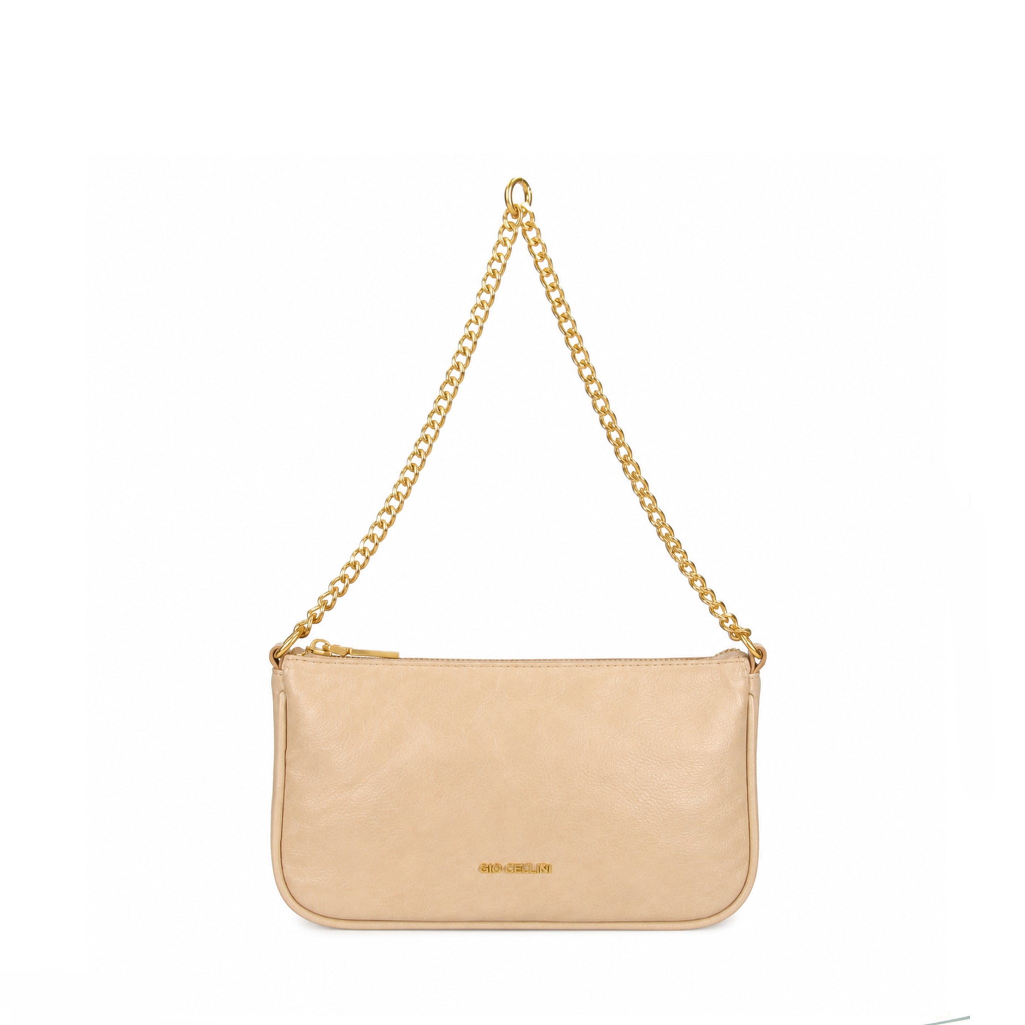 Gio Cellini BORSE pochette rossa in ecopelle con impunture 25x13x5